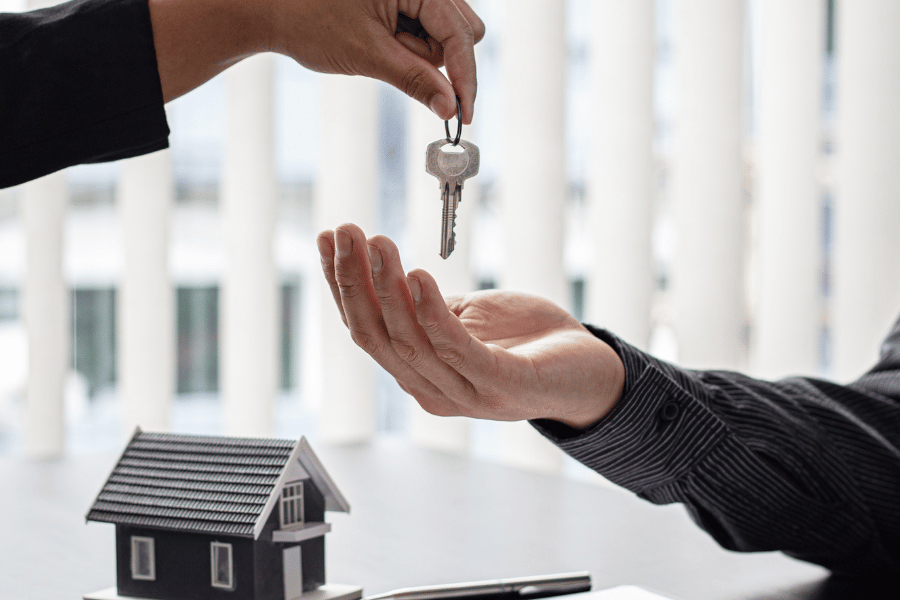 Getting a key after home purchase