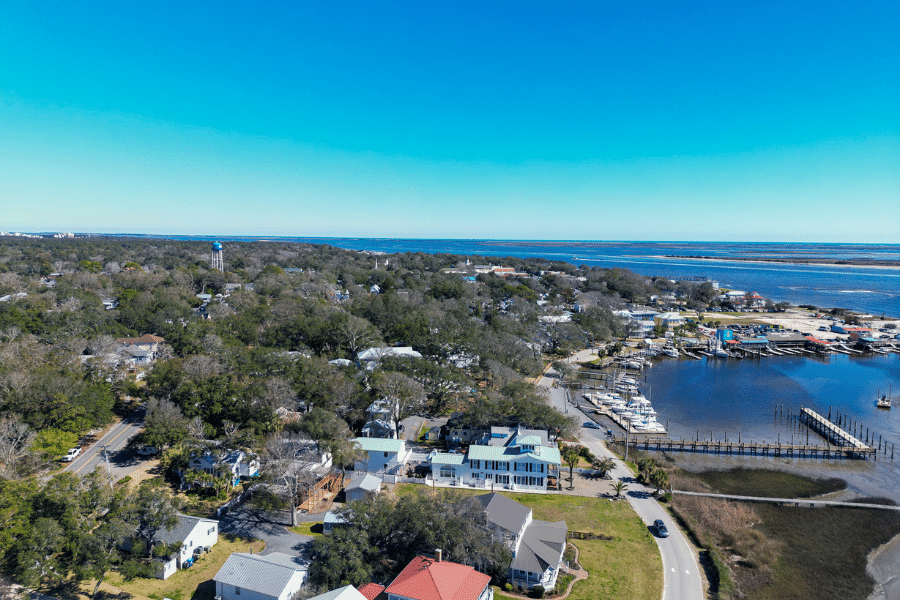 View of Southport, NC