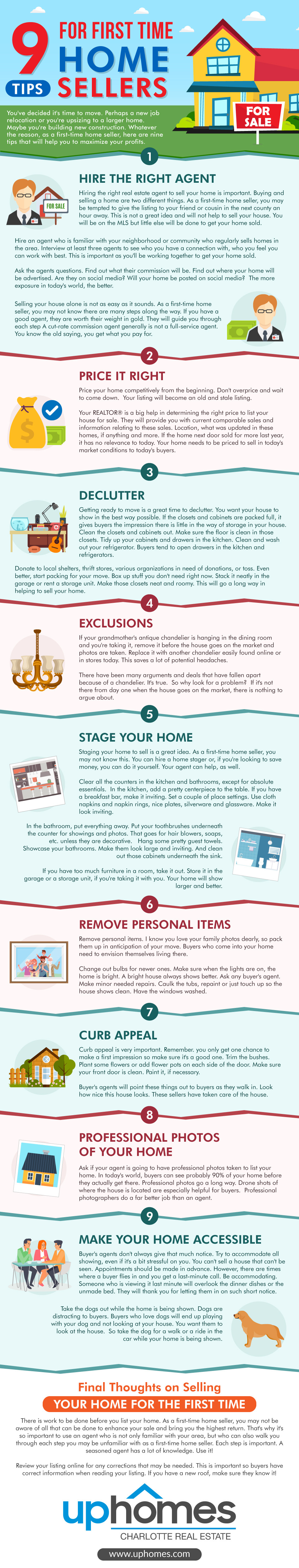 9 Tips for First Time Home Sellers