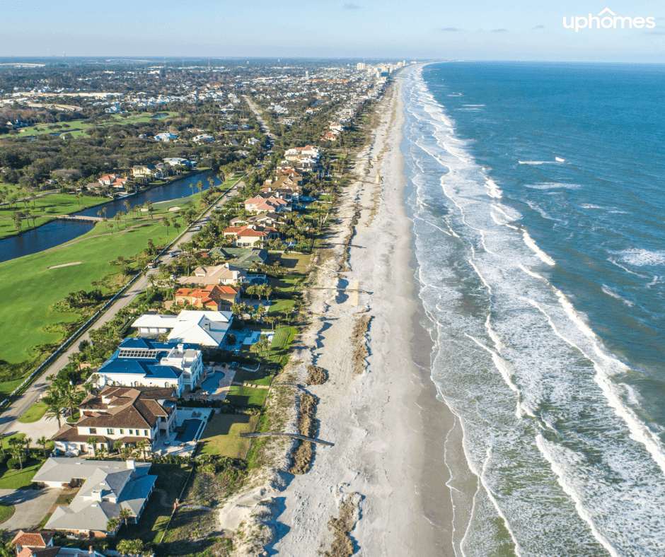 Jacksonville is home to gorgeous beaches with waterfront real estate and beautiful views