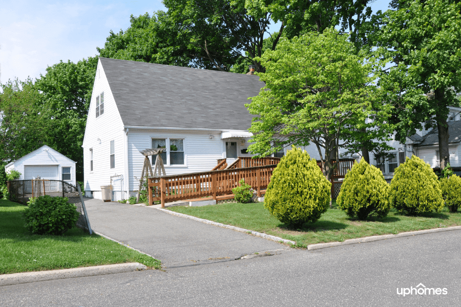 Build a ramp to help people with wheelchairs into the home from the driveway to the front door