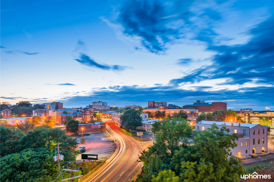 Living in Athens, Georgia - Photo of trees and highways in Athens, GA with no traffic and a peaceful setting