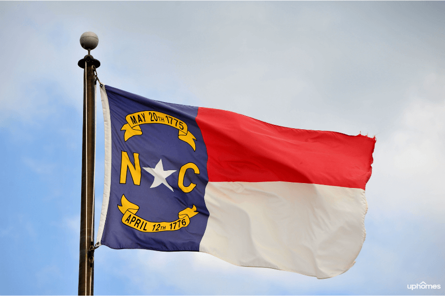 North Carolina State Flag a Great way to welcome people who are moving to Indian Trail, NC