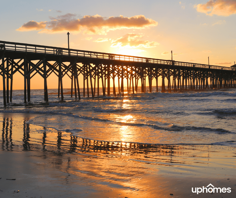 Myrtle Beach Pier - Sunset in Myrtle Beach SC