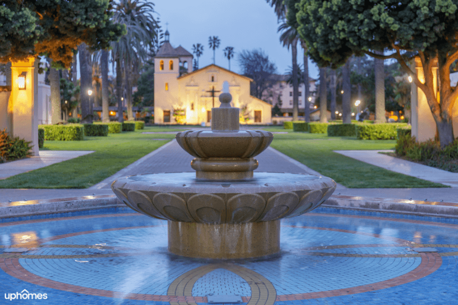 Santa Clara, California water fountain