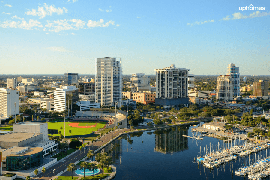 Sports in St Petersburg are a way of life with a baseball field located in the heart of downtown St Pete