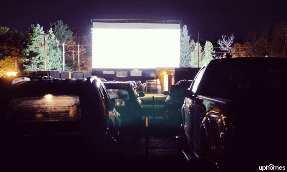 Staycation Ideas - Drive-in Movie Night with Friends and Family