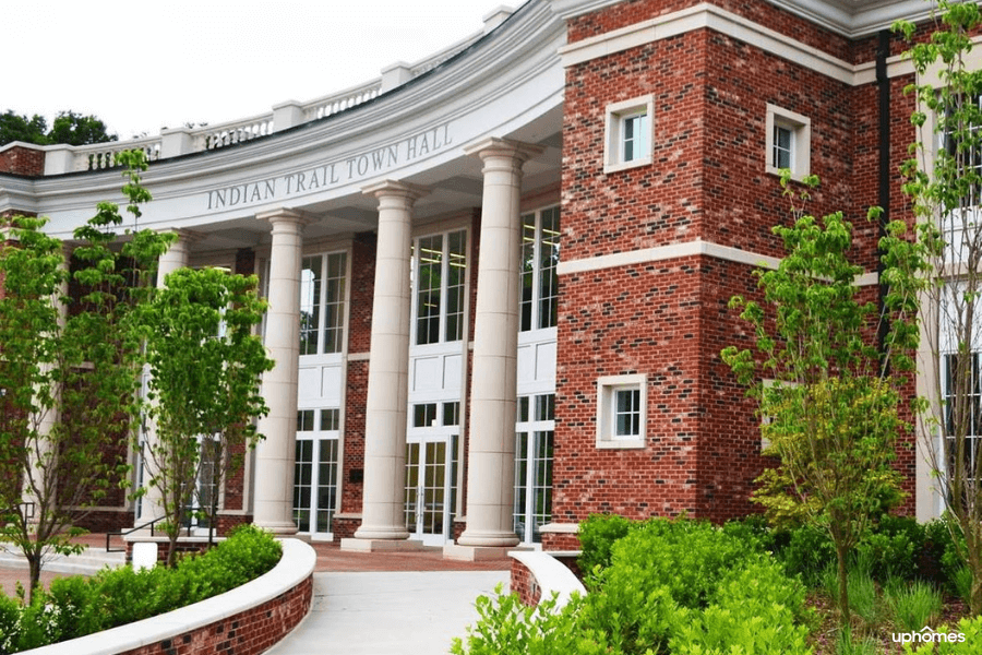 An Image of the Town Hall located in Indian Trail, North Carolina