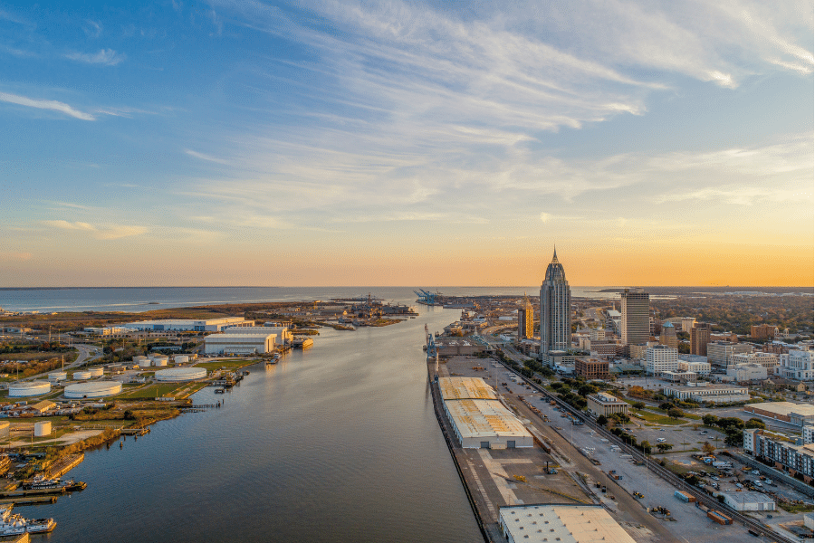 Alabama River View from Montgomery