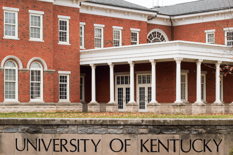 University of Kentucky building sign