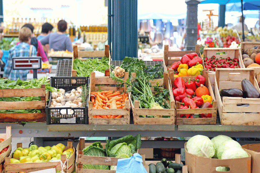 Visit one of Corrale's great farmers markets 