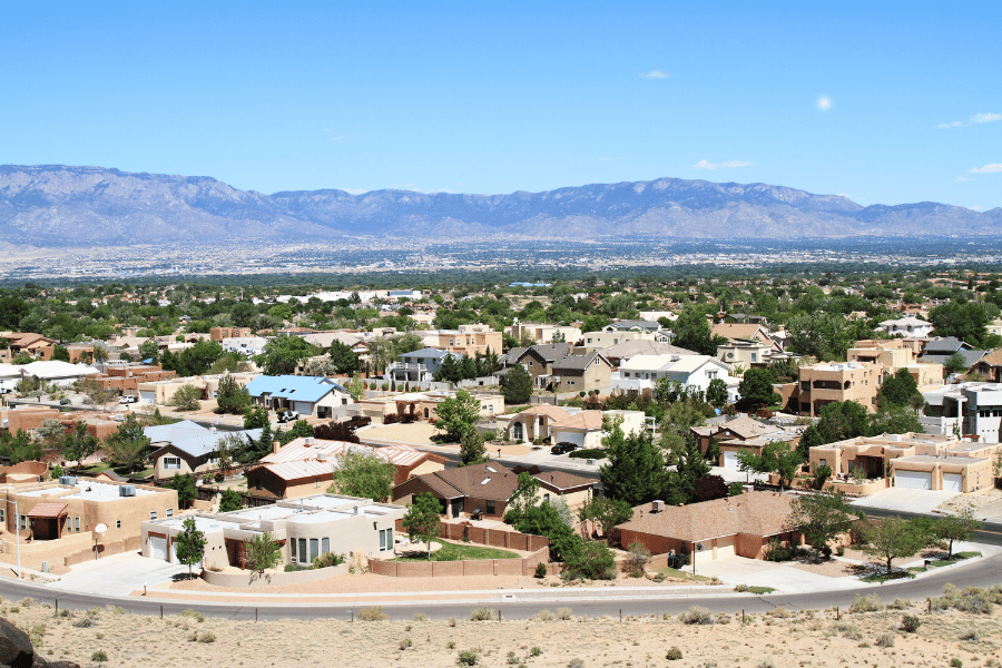 Absolutely beautiful views in this Albuquerque neighborhood