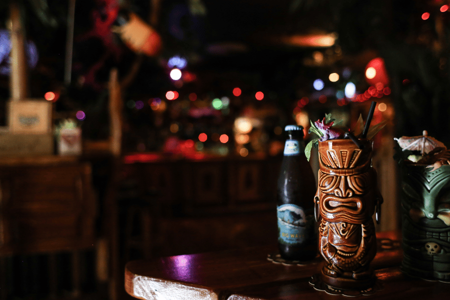 Tiki Bar drinks