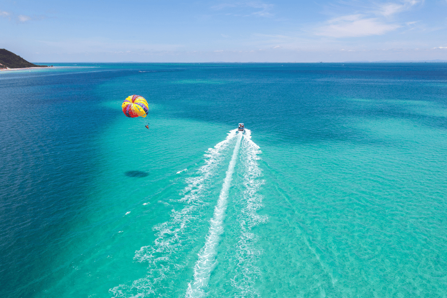 Parasailing in Florida view