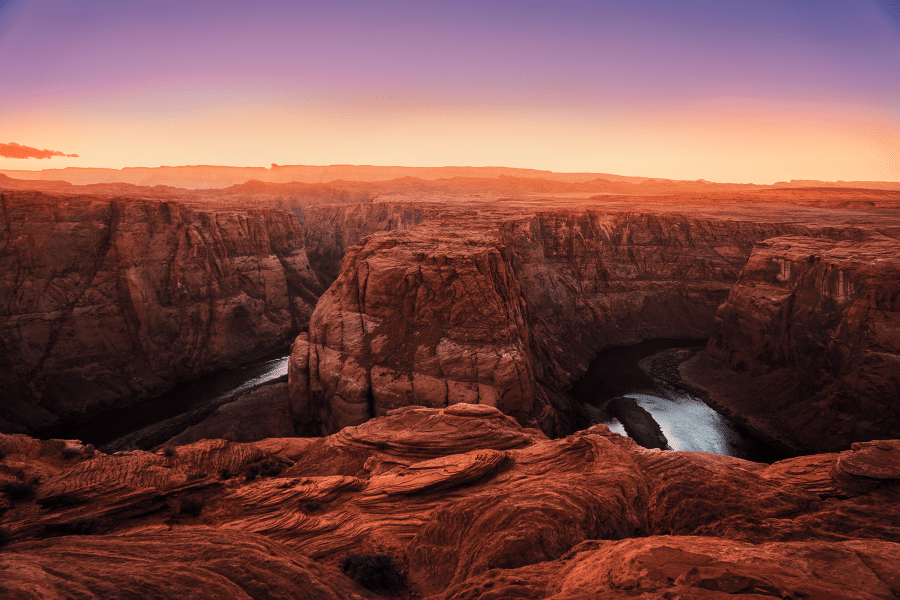 Sunset at the Grand Canyon 