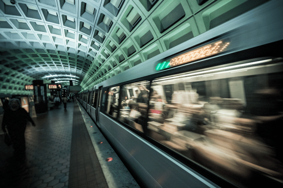 Take advantage of Washingtons' affordable and reliable subway system