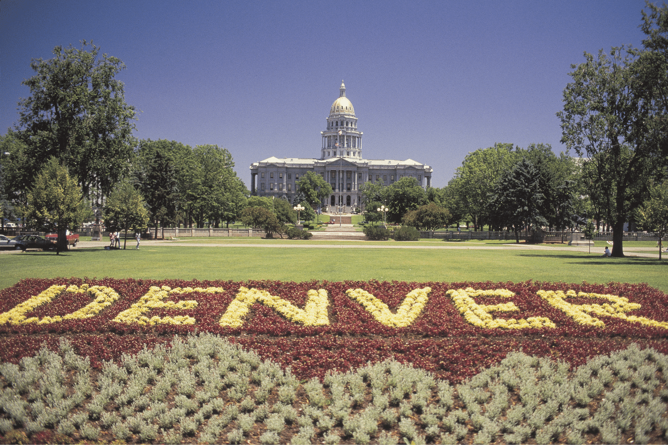 A photo of the state capital of Colorado located in Denver
