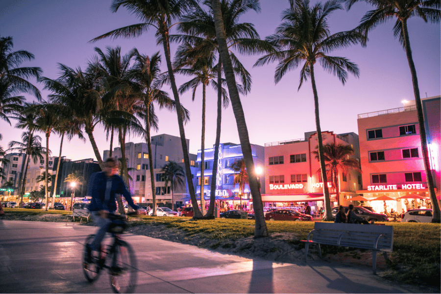 Most known for its nigh-life, Miami is the best place for a night out on the town. 