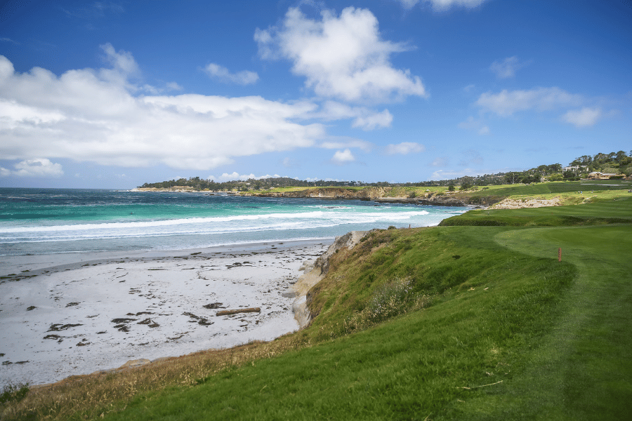 Crandon Golf Course near the beach 