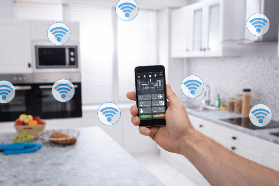 Smart home features in a smart home 