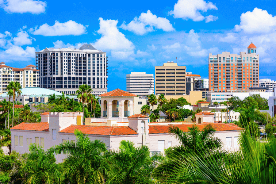 sarasota downtown area corporate jobs