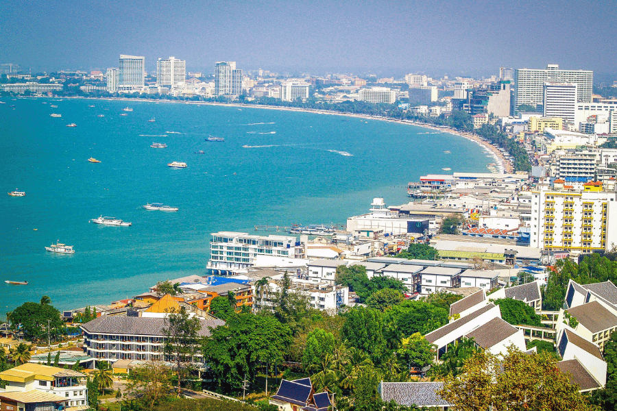 Overlook of Port Charlotte area