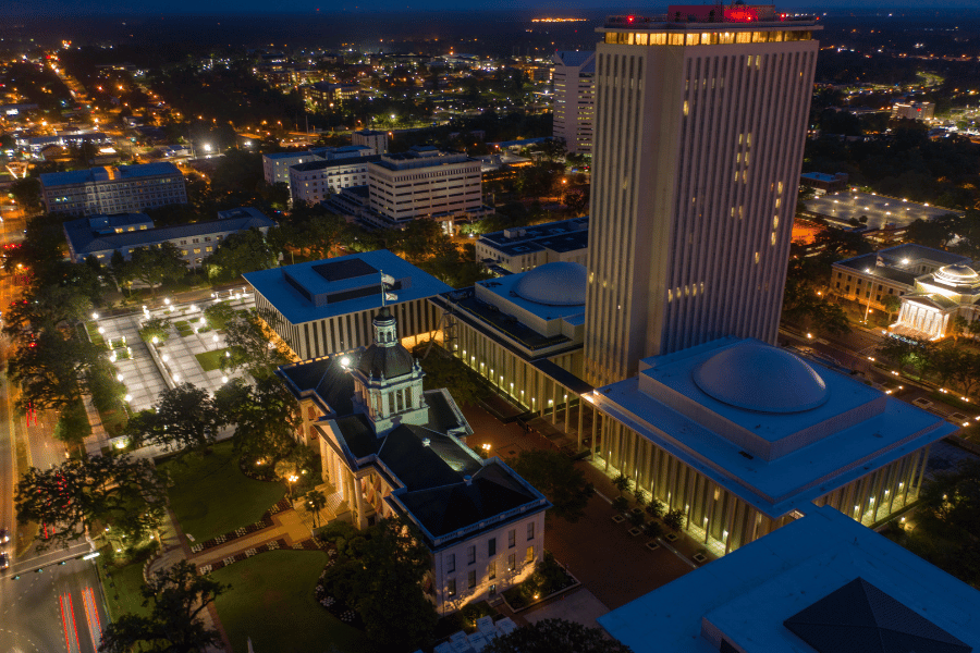 transportation night downtown Tallahassee 