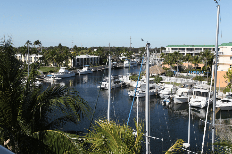 Dockside views in Key Largo
