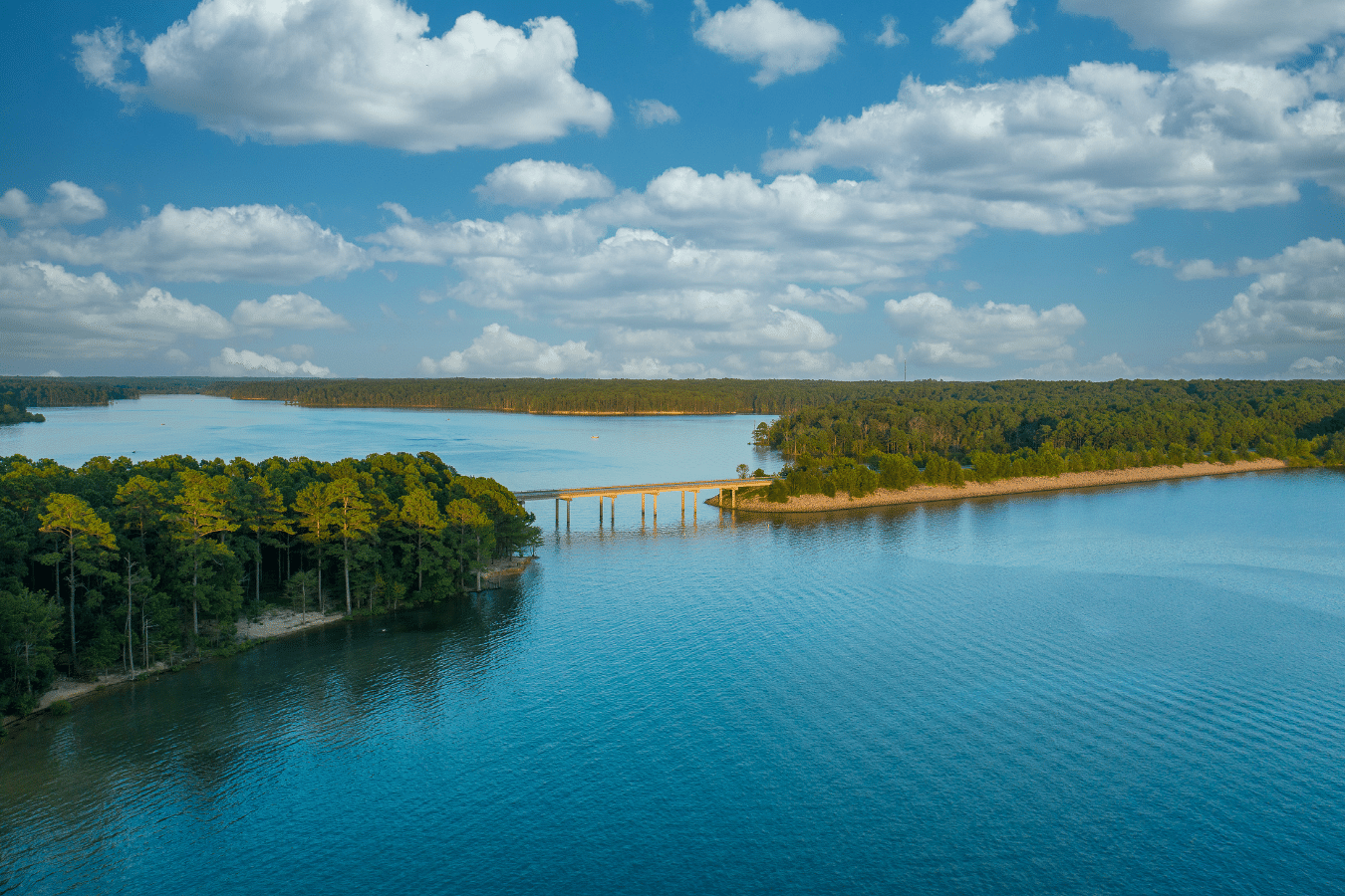 Jordan Lake in Apex, North Carolina