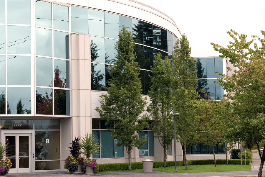 Offices in Redmond, WA with tons of windows