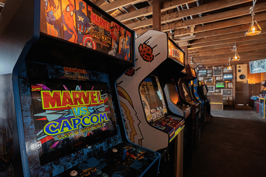 arcade games at JiLLy's Arcade in Ocean City, NJ