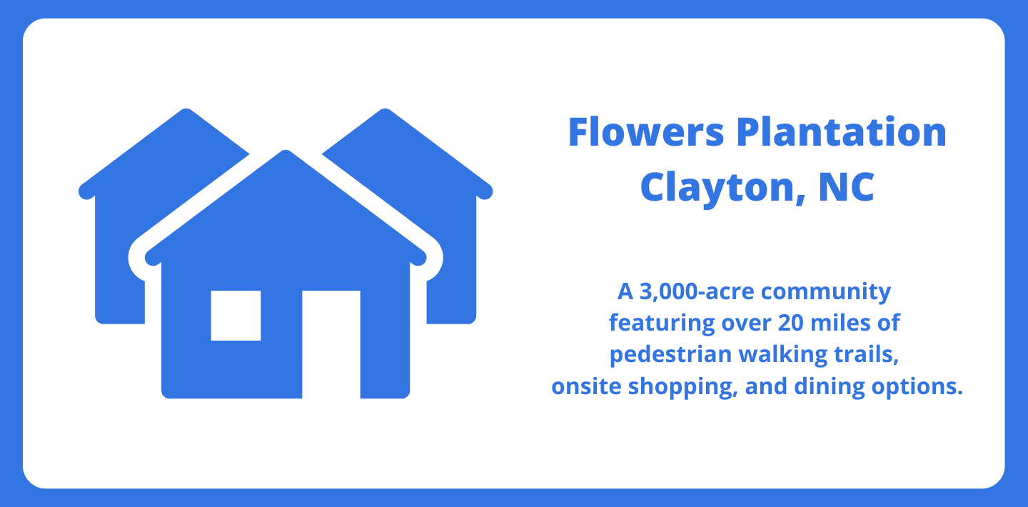 Flowers Plantation a community in Clayton, NC