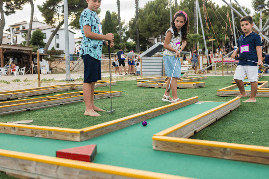 Kids love mini golf in Pensacola