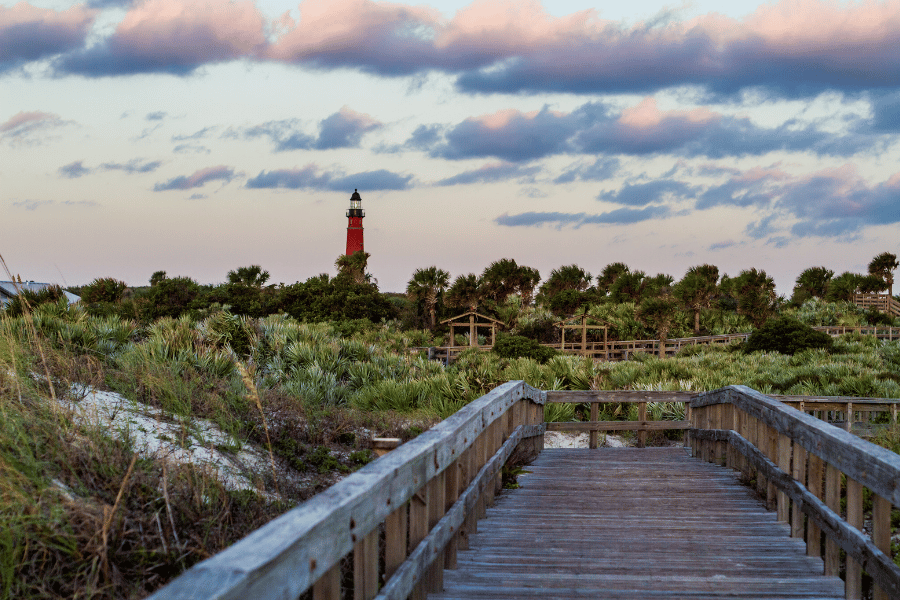 Sunset at the Ponce De Leon Lighthouse