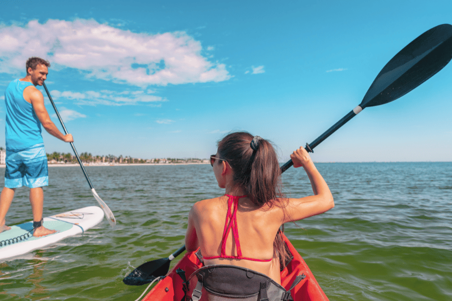 Kayaking and paddle boarding in Destin, Florida