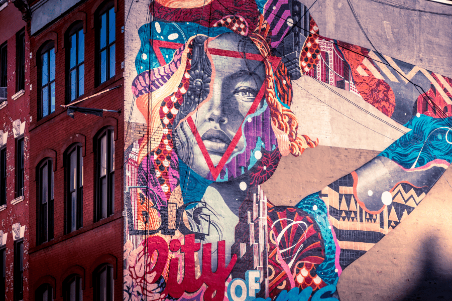 Street art in Brooklyn, NY