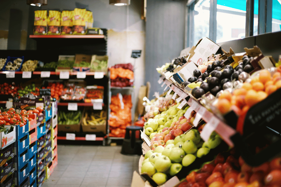 groceries fresh fruit and produce for sale 