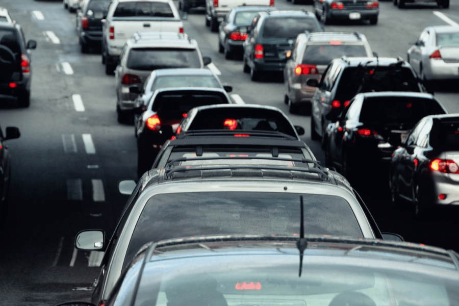 traffic in Mobile, AL cars 