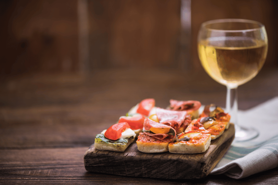 Spanish Tapas and Wine small plates 