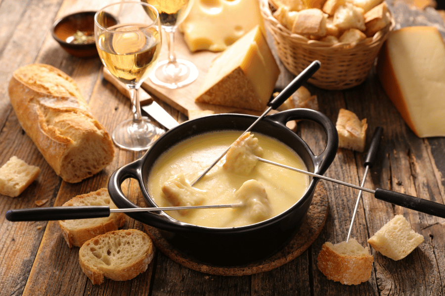cheese fondue bread 