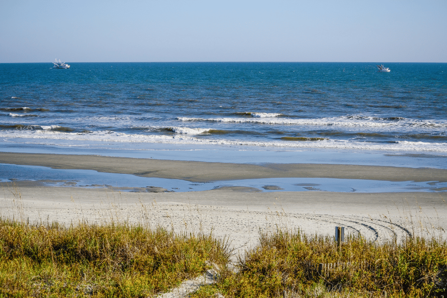 The Atlantic Ocean in Myrtle Beach, SC