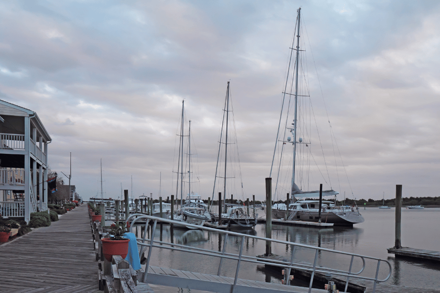 Harbor in Beaufort, NC