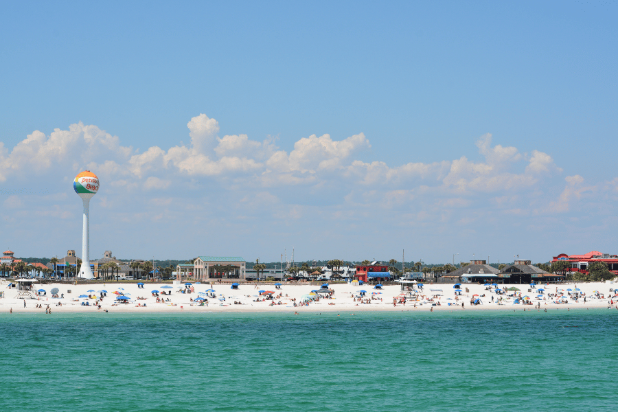 Coast in Pensacola, FL Beautiful coast in Pensacola, FL on a bright and sunny day