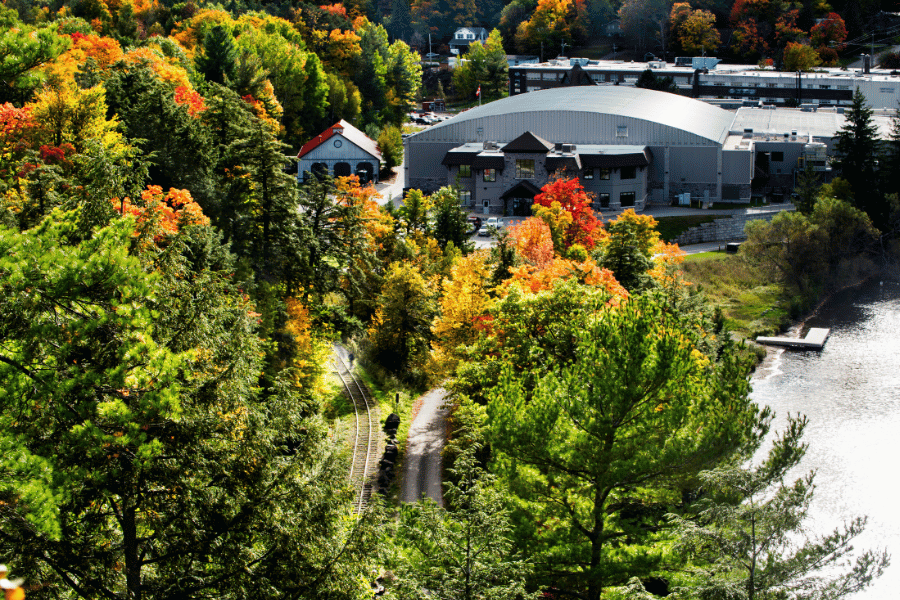 Birdeye view of park in Huntsville