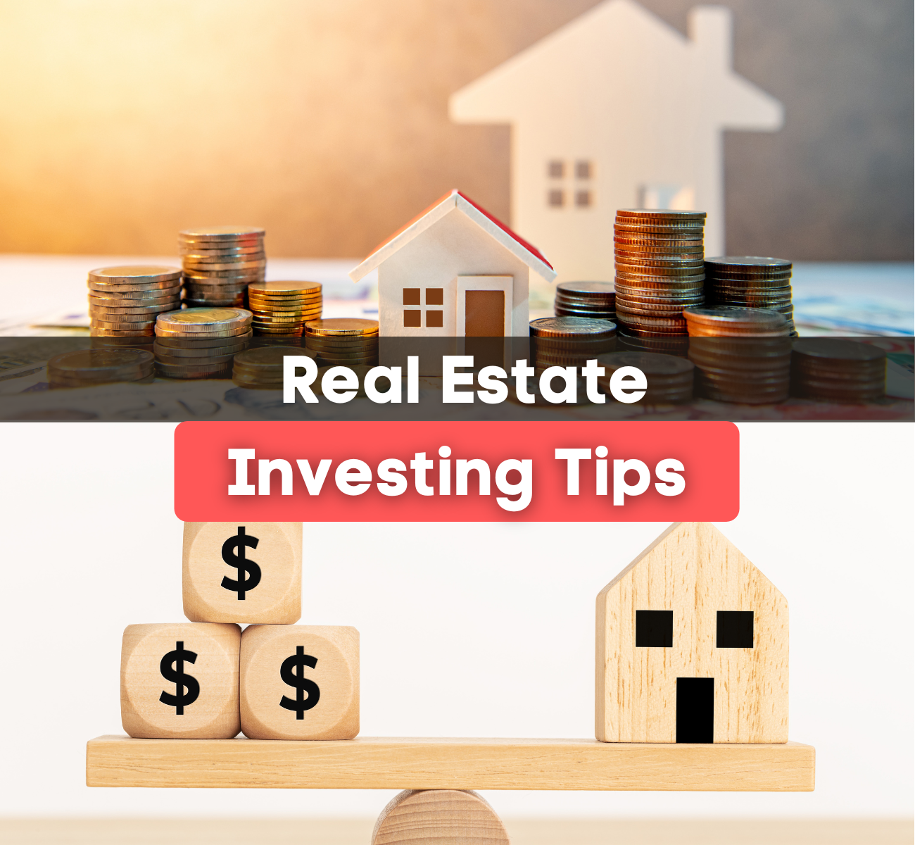 Real-Estate-Investing-Tips (1).png House and money on a scale with a white background