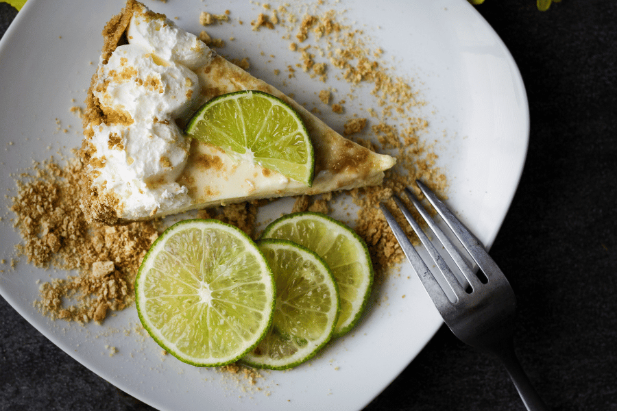 Delicious key lime pie in Florida