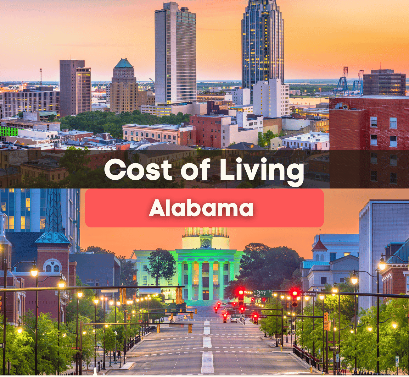 Featured-Cost-of-Living-Alabama-2.png cost of living in Alabama - courthouse during sunset