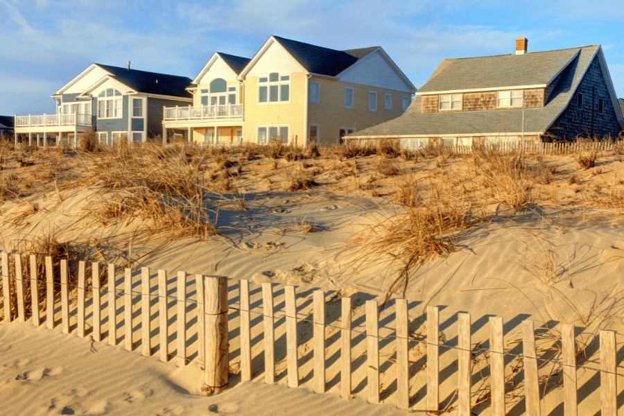 Oceanfront homes in Rehoboth Beach DE