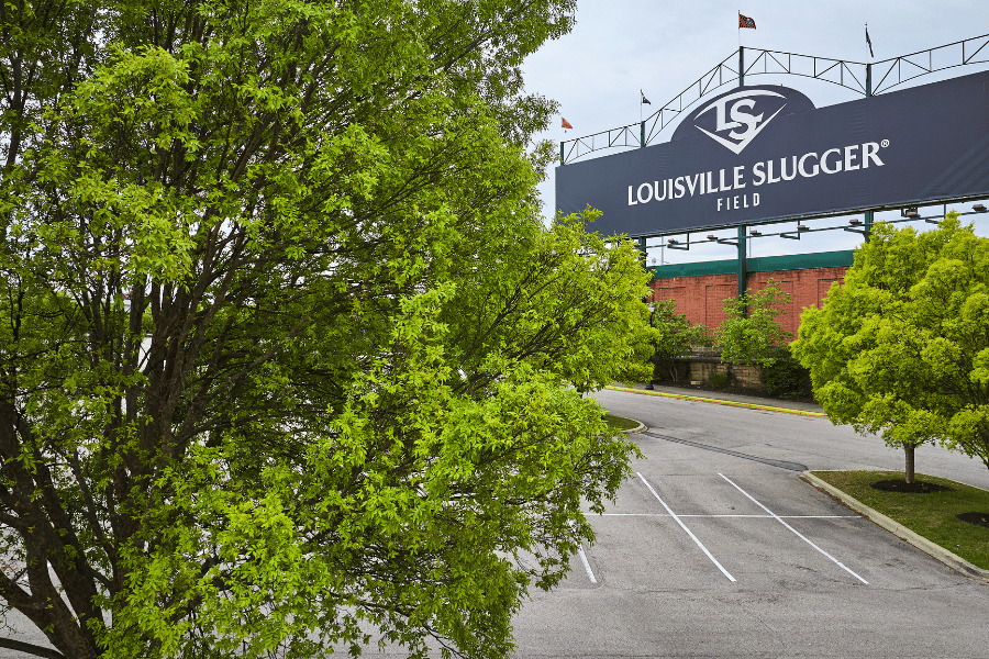 Louisville baseball field sign