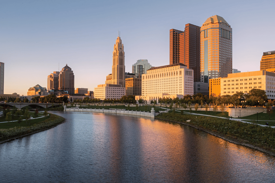 Columbus, OH Columbus Ohio Skyline view